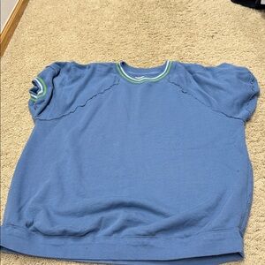 We The Free Blue Sweatshirt Tee